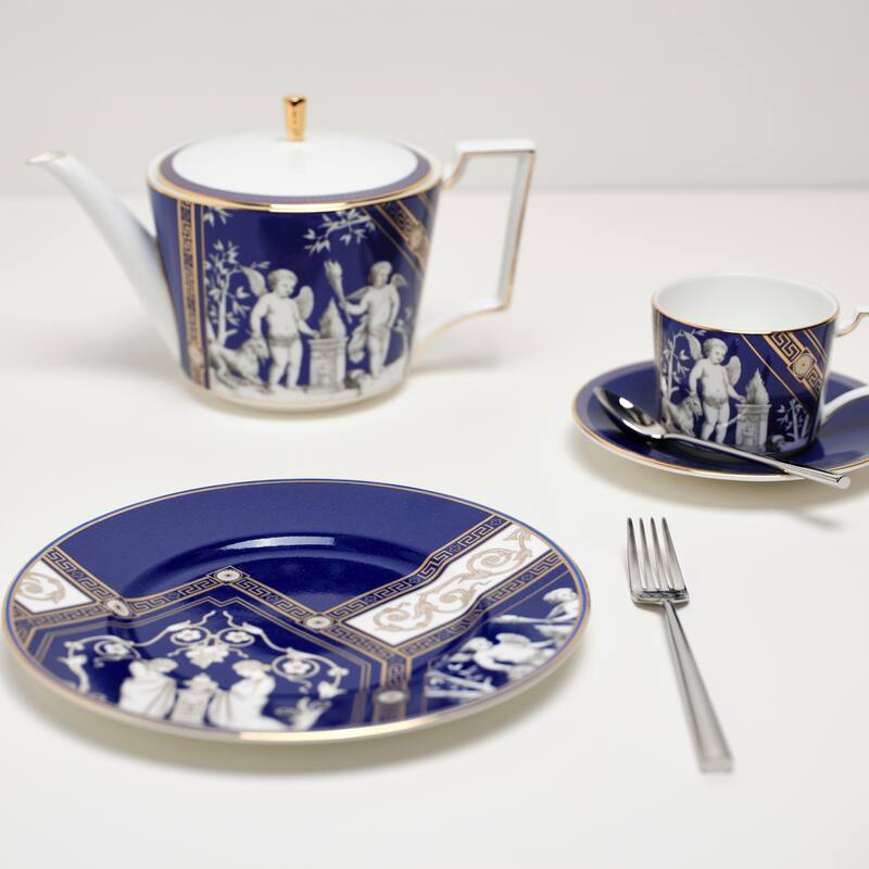 Wedgwood Renaissance Gold Teapot & Teacup Set - N/A