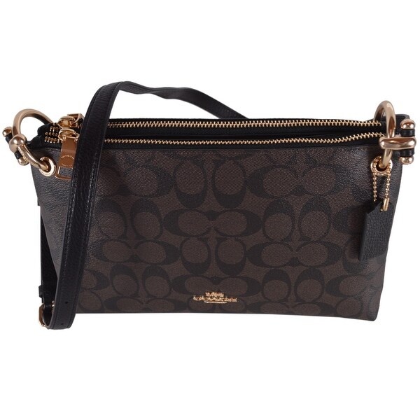 coach top zip crossbody bag