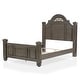 preview thumbnail 10 of 13, Vame 3-Piece Traditional Grey Wood Poster Bedroom Set With Two Nightstands by Furniture of America