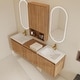 preview thumbnail 11 of 19, BNK 24''/36''/72'' Bathroom Vanity With Sink, Floating Bathroom Vanity with Soft Close Doors and Shelf