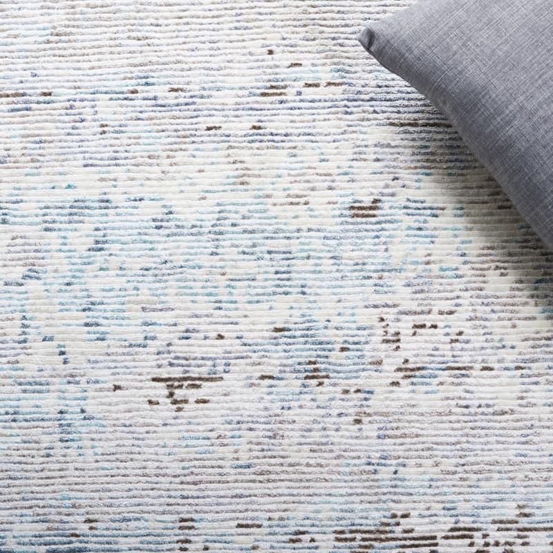 SAFAVIEH Couture Hand-knotted Tiffany Isaura Modern Abstract Viscose Rug - 8' x 10'