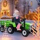 preview thumbnail 39 of 38, Kids Battery Powered Electric Tractor with Parent Remote Control & Trailer