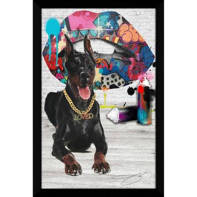 "Loved Doberman" by Jodi Print on Acrylic