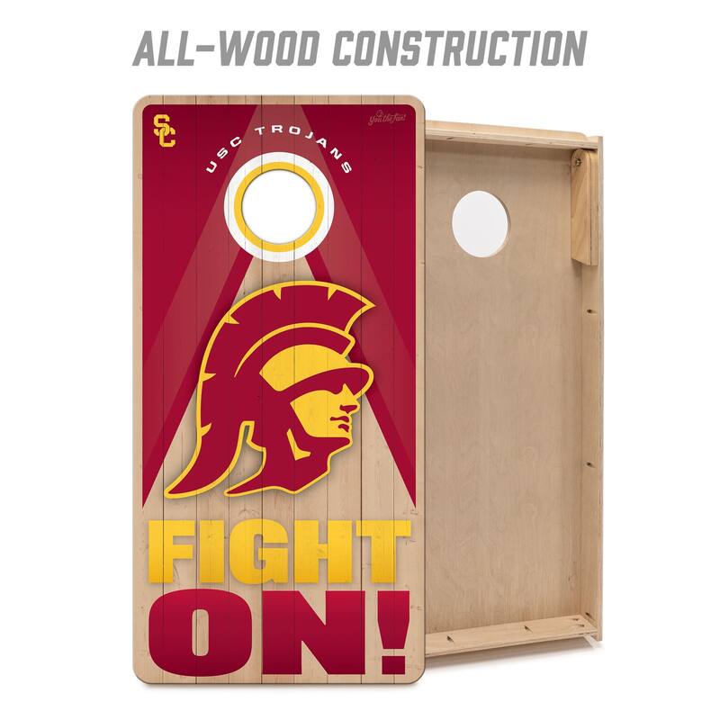 USC Trojans NCAA 2x4 Professional Cornhole Board Set