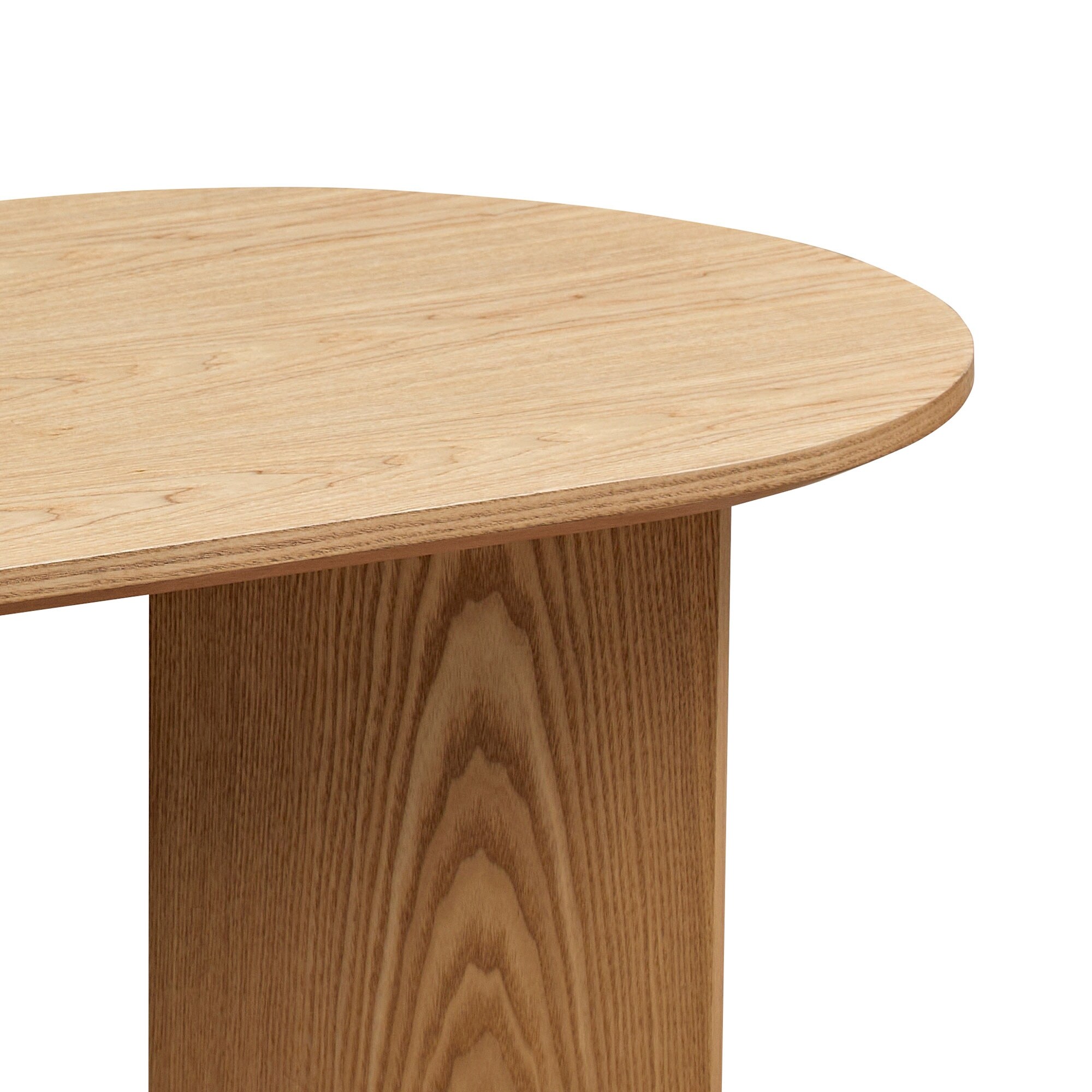 GDF Studio - Anchorage Modern Wood Veneer Oval Coffee Table - On