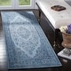 preview thumbnail 49 of 59, SAFAVIEH Classic Vintage Boho Laurette Distressed Oriental Cotton Rug 2'4" x 8' Runner - Blue - Runner