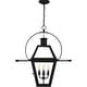 preview thumbnail 3 of 5, Rue De Royal 4-Light Earth Black Outdoor Hanging Lantern