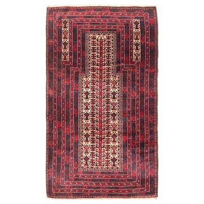 Teimani Beige Rug 2'10" x 4'9" - 2'10 x 4'9