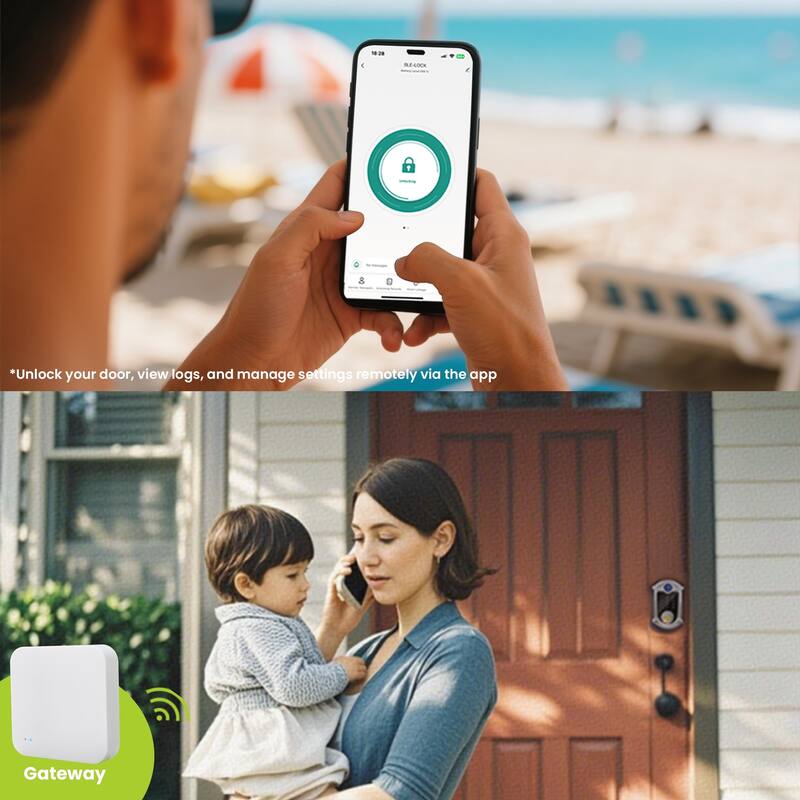 Smart Lock with Bluetooth, Fingerprint and Auto-Lock