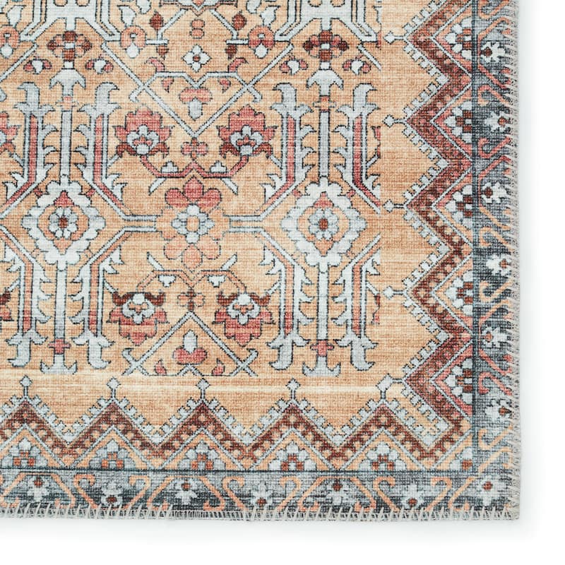 Dalia Machine Washable Trellis Area Rug