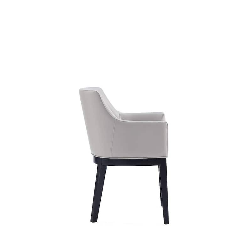 Manhattan Comfort Gansevoort Modern Faux Leather Dining Armchair