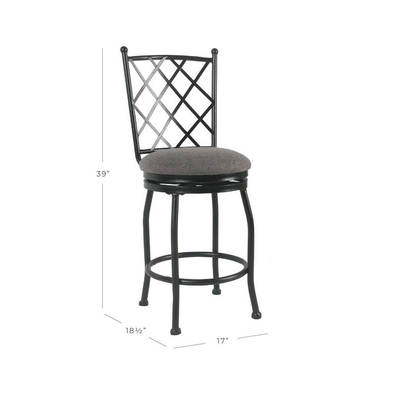 HomePop 24" Tristan Swivel Counter Stool - 24 inches