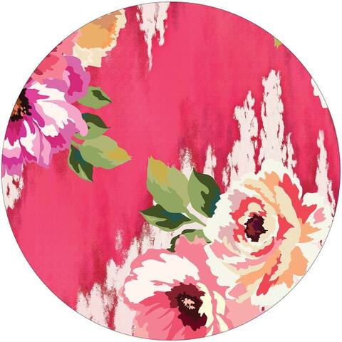 BRIGHT FLORAL RUby, Outdoor Rug by, Kavka Designs