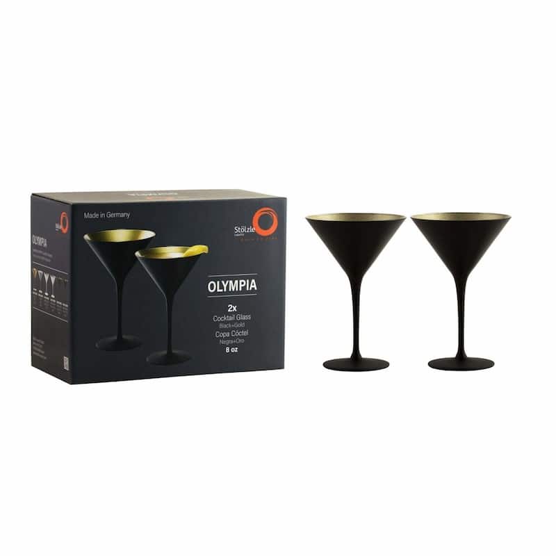 Stolzle Lausitz Set of 6 Olympia Martini Glasses - 8 Oz