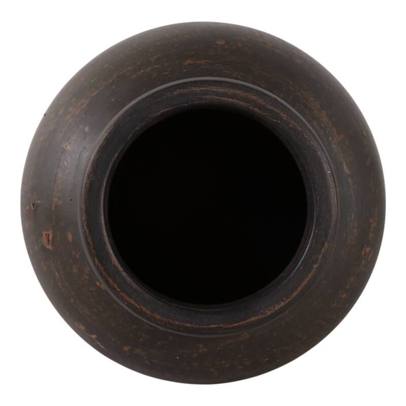 Decorative Round Pottery Vase for Home Decor