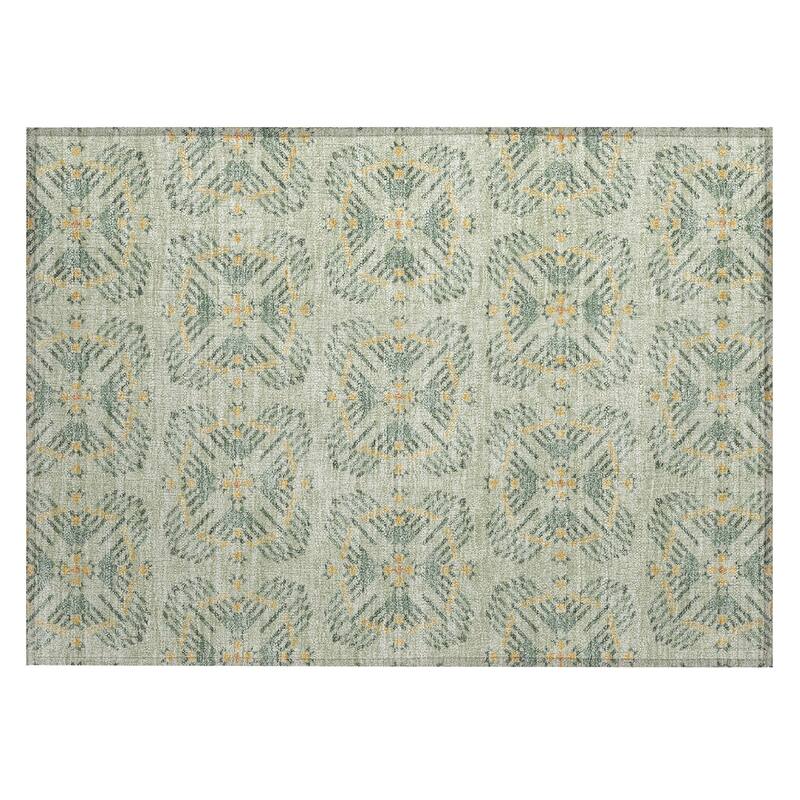 Machine Washable Indoor/ Outdoor Modern Frontenac Chantille Rug