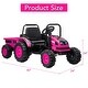 preview thumbnail 14 of 28, 12V Kids Ride-On Tractor with Trailer