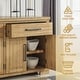 preview thumbnail 4 of 17, Signature Design by Ashley Havonplane Brown Dining Server - 65.88"W x 19"D x 36.13"H