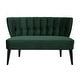 preview thumbnail 6 of 47, Becca Performance Fabric Channel Tufted Settee by Jennifer Taylor Home