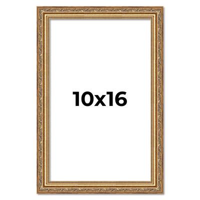 10x16 Frame Red Solid Wood Picture Frame Width 1.75 Inches | Interior Frame Depth 1 13/16 Inches