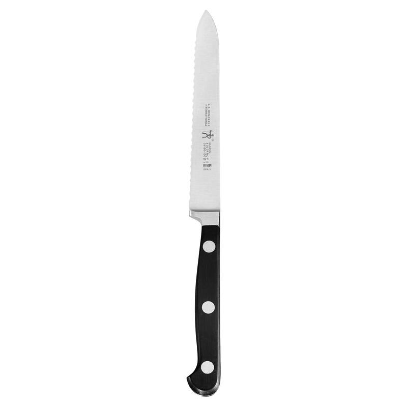 Henckels CLASSIC 5-inch Serrated Utility Knife - Stainless Steel - 5-inch