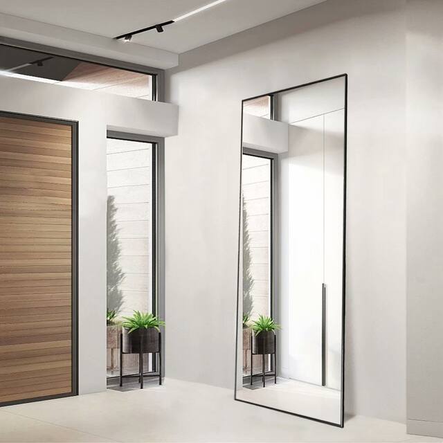 Carson Carrington Paaskynen Aluminum Alloy Full Length Floor Mirror