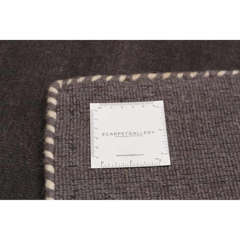 Kashkuli Gabbeh Grey Rug 6'8" x 8'0" - 6'8 x 8'0