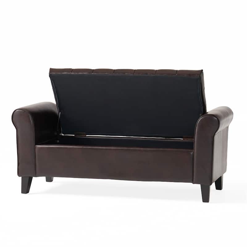 Hayes Armed Storage Bench 