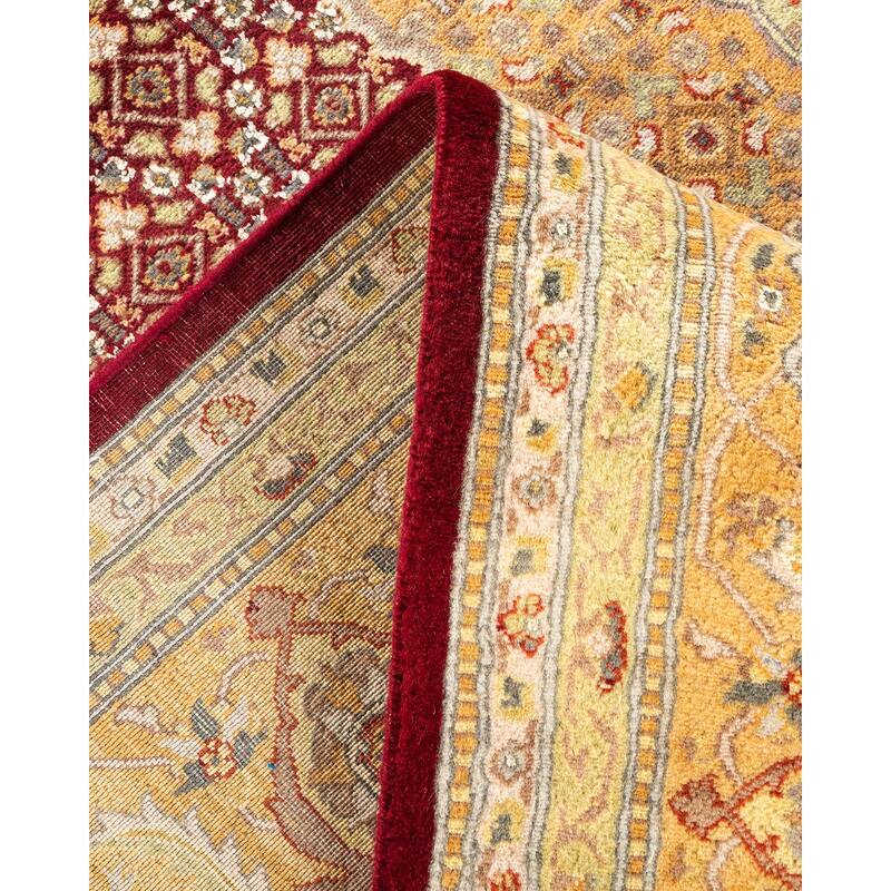 Overton Hand Knotted Wool Vintage Inspired Traditional Mogul Red Area Rug - 8 x 10