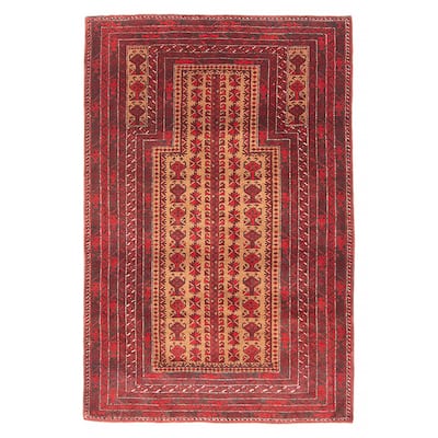 Teimani Brown Rug 3'0" x 4'7" - 3'0 x 4'7