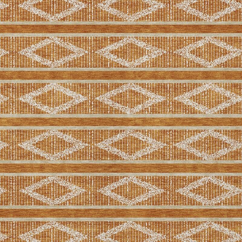 HomeRoots Geometric Transitional Rectangle Outdoor Rug
