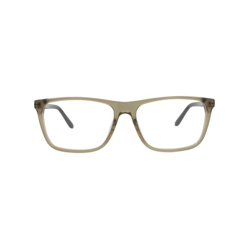 Alexander McQueen Square-Frame Acetate Optical Frames - Green Silver Transparent - Beige