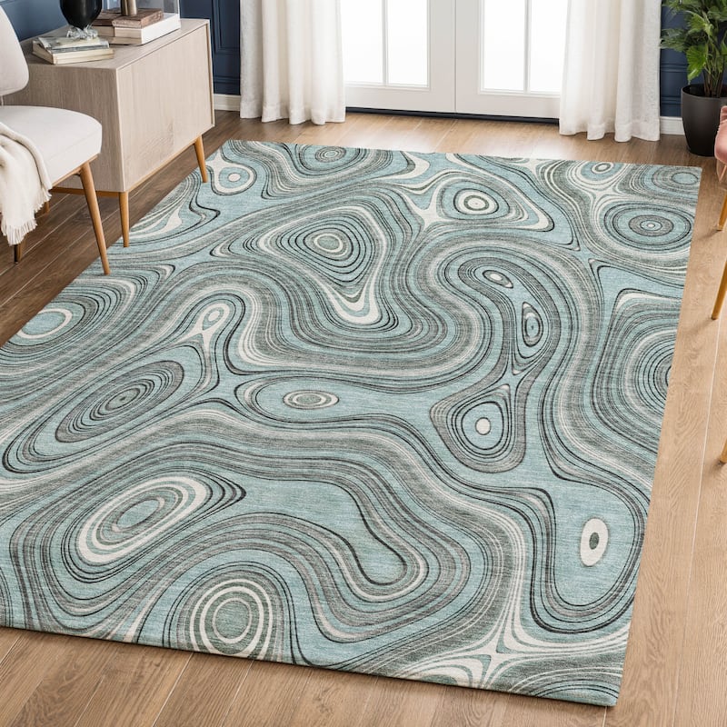 Premium Washable Super Soft Contemporary Alfa Mayfield Rug