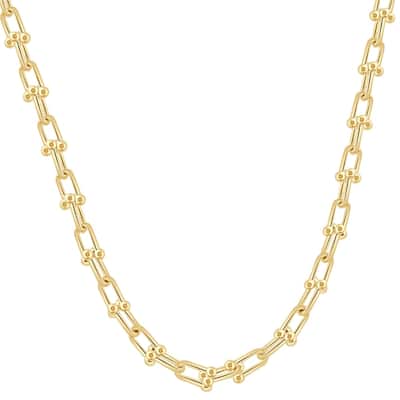 Yellow Gold Women's 24" Chain Necklace 26 Grams 7.5mm Thick
