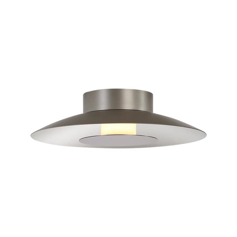 Golden Lighting 6400-FM12 SAN Luma 12" Wide Semi-flush Ceiling Fixture