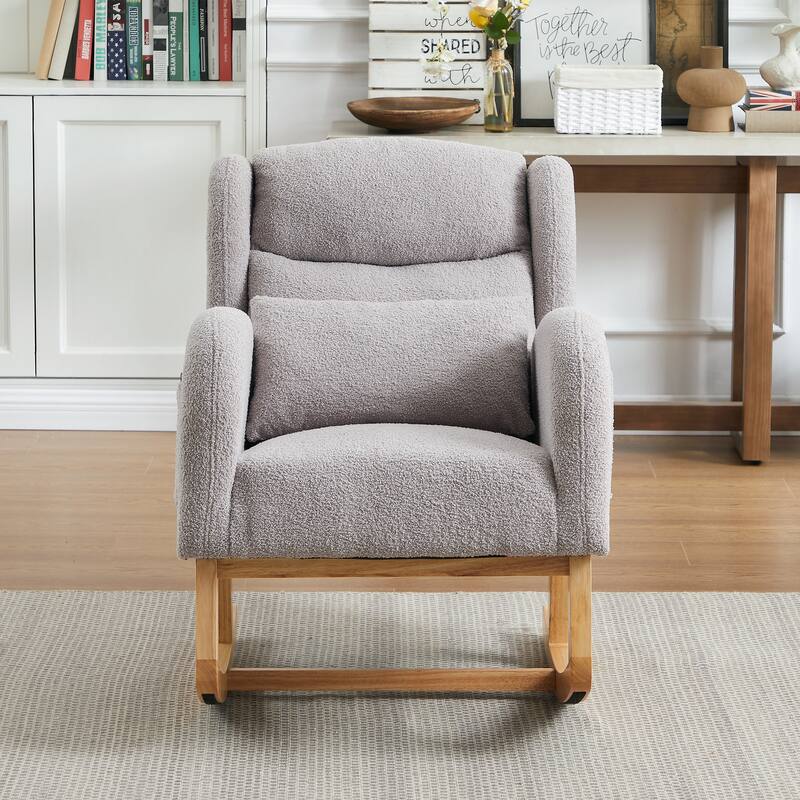 Accent Chair Rocking Chair - Grey