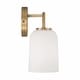 preview thumbnail 5 of 10, Lawson 4-light Bath/ Vanity Fixture w/ Soft White Glass