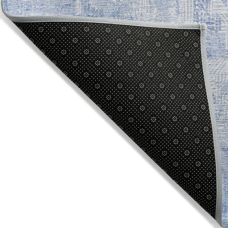 Machine Washable Indoor/ Outdoor Chantille Boho Abstract Rug