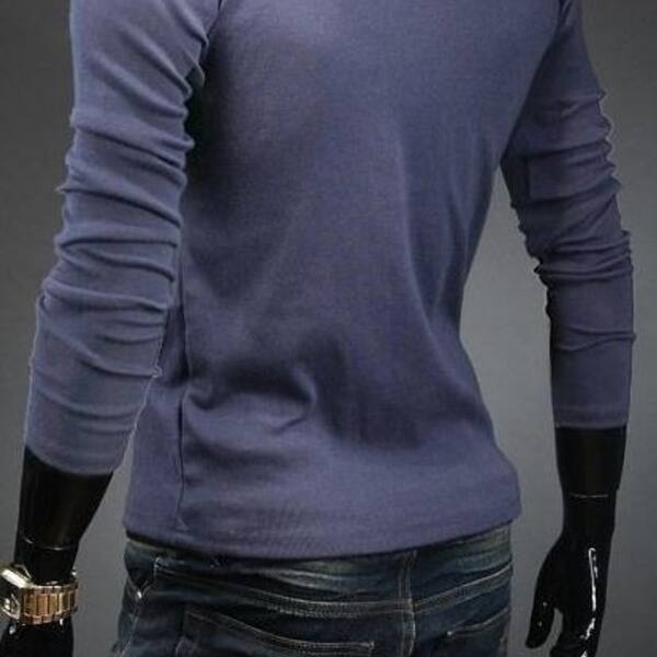 Shop Korean Men S Slim Stretch Cotton Skull Printed Polo Shirt