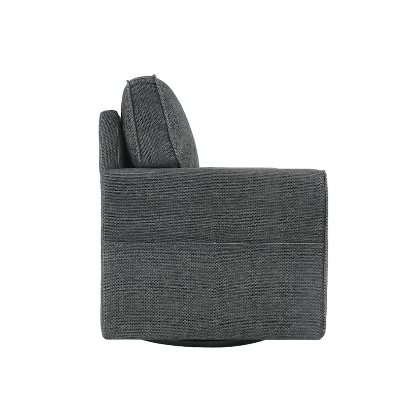 360° Swivel Chair Armchair Swivel Sofa Chair with Side Pockets for Living Room, Bedroom, Office and Hotel