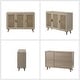 preview thumbnail 15 of 55, Filippo Traditional Rattan 3-Door Sideboard Cabinet by HULALA HOME