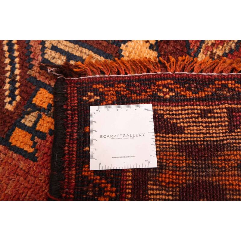 ECARPETGALLERY Hand-knotted Melis Vintage Red Wool Rug - 4'9 x 14'7