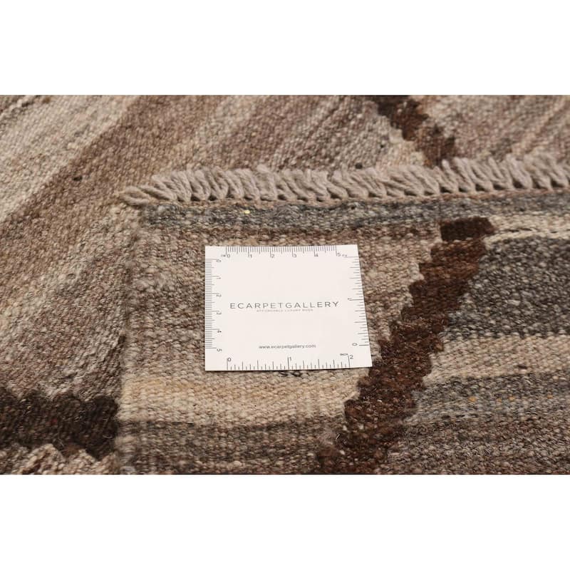 Sivas Taupe Kilim 4'11" x 6'8" - 4'11 x 6'8