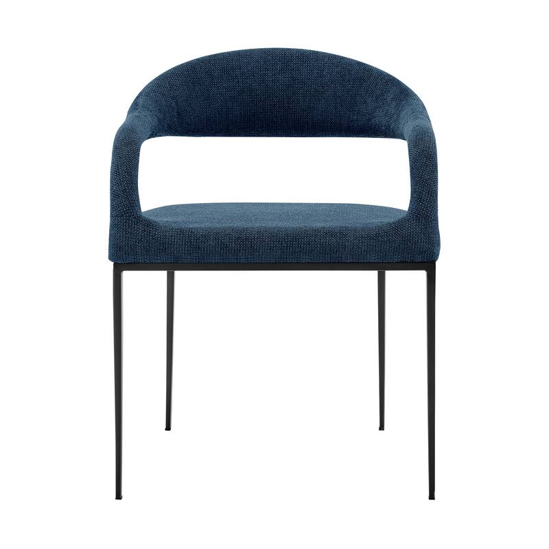 Morgan Upholstered Barrel Back Dining Chairs - Set of 2