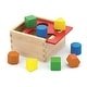 preview thumbnail 1 of 1, The Original Toy Company Shape Sorter - Natural Natural - STEM - Kids
