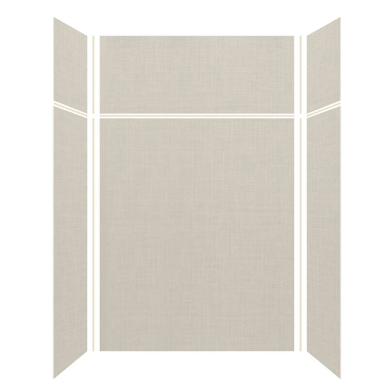 Transolid Expressions 60-in X 32-in X 96-in Glue to Wall Shower Kit - 32" x 60" x 96" - 32" x 60" x 96"