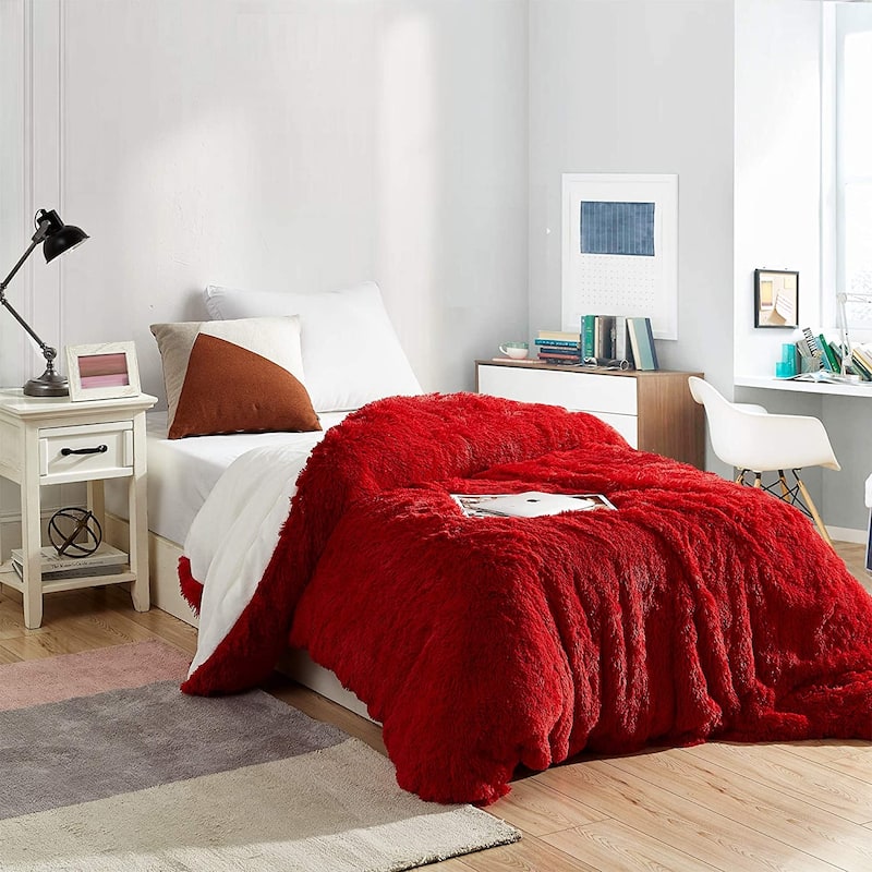 Are You Kidding? - Coma Inducer Duvet Cover - Red/White