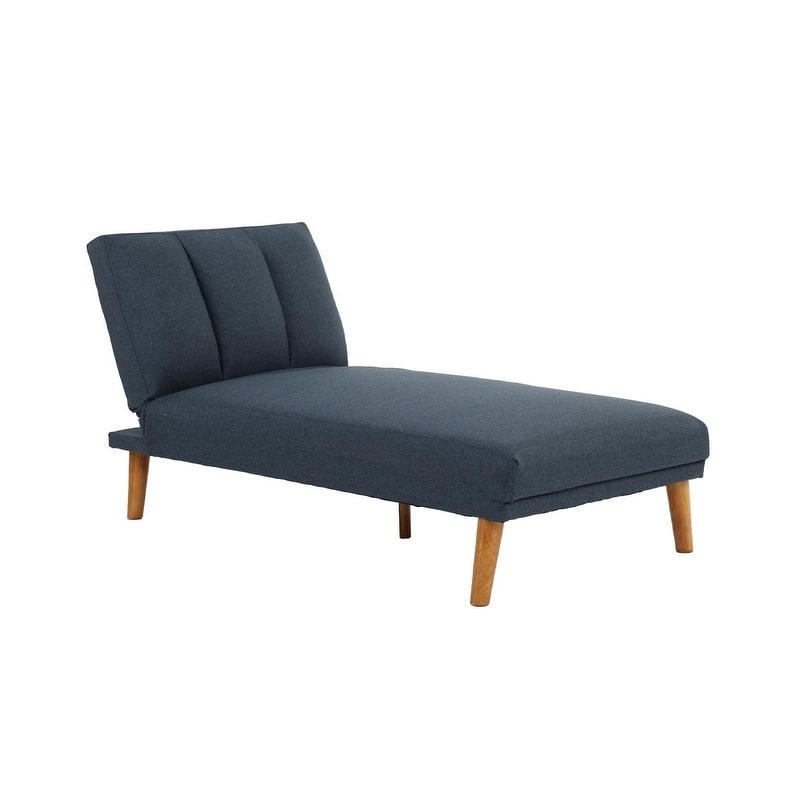 Modern Adjustable Chaise, Convertible to Bed with Extra Cushion