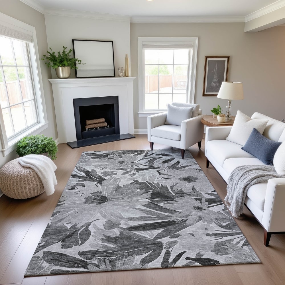 Premium Washable Super Soft Casual Floral Mayfield Rug