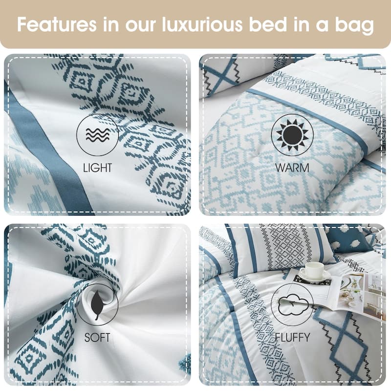 Nanshing Trina Embroidered 7-Piece Comforter Set